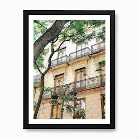 Apartment Building in Valencia // Spain, Travel Photography Art Print