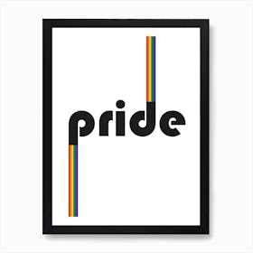 Pride Rainbow LGBT Art Print