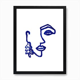 Greek Senorita Art Print