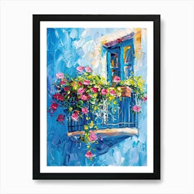 Balcony Painting In Varna 2 Art Print