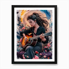 Acoustic Guitar 4 Art Print