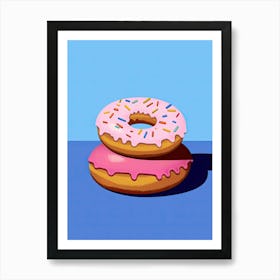Donuts Illustration Art Print