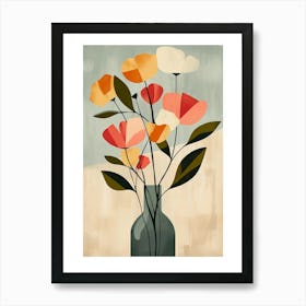 Flowers In A Vase 46 Art Print