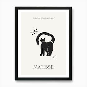 Matisse Black Cat Art Print