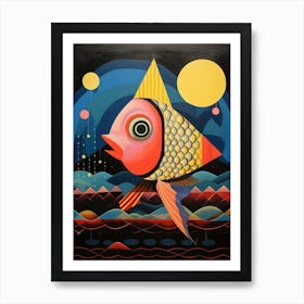 Fish Abstract Pop Art 4 Art Print