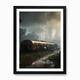 Train Station 1 Art Print