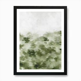 Misty Forest Art Print