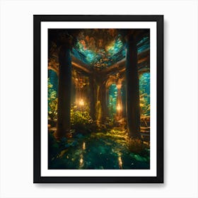 Underwater Aquarium Art Print