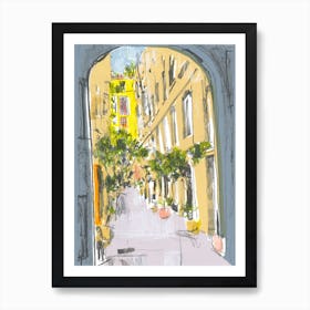 Barcelona Arch  Art Print