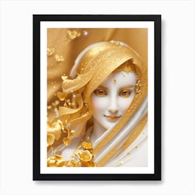 Golden Madonna 1 Art Print