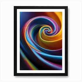 Colorful Swirl Art Print