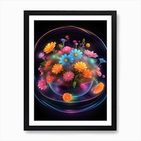 Flowers In A Vase 17 Art Print