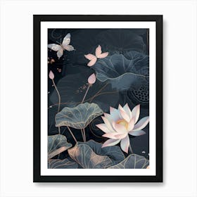 Lotus Flower 4 Art Print