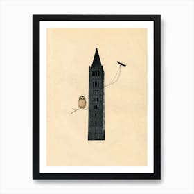 Owl Art Print