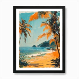 Beach Scene 2 Art Print