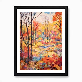 Autumn Gardens Painting Bernheim Arboretum And Research Forest 3 Art Print