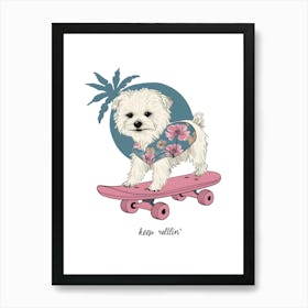 Happy Walker Kids and Nursery Art Print