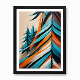 'Pine Trees' Art Print