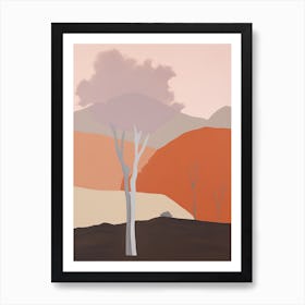 Sahara Desert   Africa, Contemporary Abstract Illustration 1 Art Print