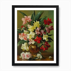 Amaryllis Painting 2 Flower Art Print