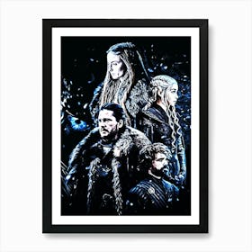 Game Of Thrones movie 2 Art Print