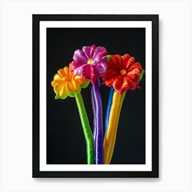 Bright Inflatable Flowers Lantana 1 Art Print