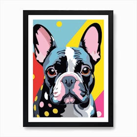 Pop Art Graphic Novel Style Boston Terrier 3 Art Print