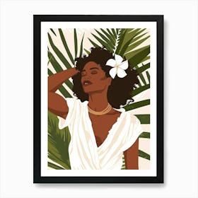 Afro-American Woman 48 Art Print