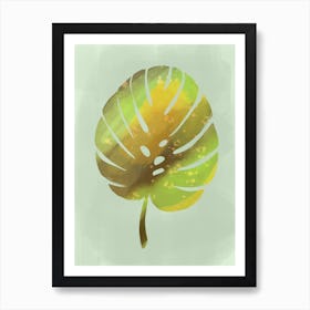 Yellow Plant Art Print