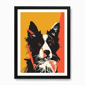 Border Collie Art Print