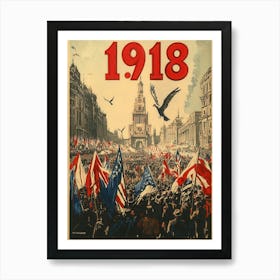 Aihrgdesign A Vintage Poster Celebrating The End Of World War D34436bb 0ef3 438f A697 Fe2f11c009ef 2 Poster