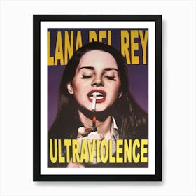 Lana Del Rey Poster Vintage Tin Metal Sign,Wall Plaque Art Decor Art Print