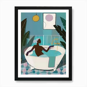 Bathing Woman Art Print