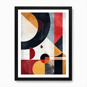 Abstract Geometric Minimalism 43 Art Print