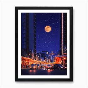 City Lights Art Print