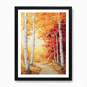 Beautiful Autumn Painting 13 Art Print