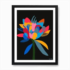 Abstract Flower Art Print