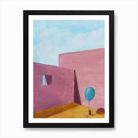 Solitary Balloon Art Print