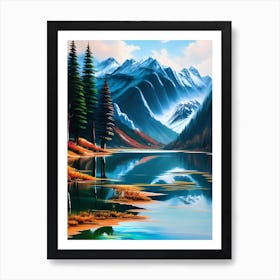 Mountain Lake 28 Art Print