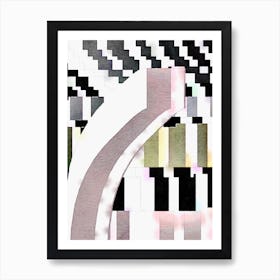 Soft Checker 1 Art Print