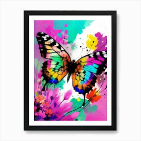 Butterfly Painting 172 Art Print