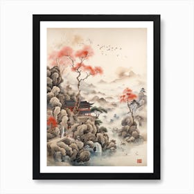 Chinese Landscape Painting Art Print