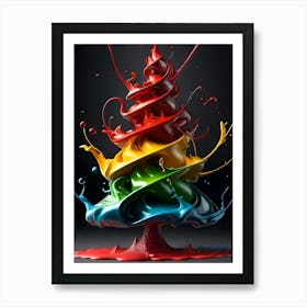 Christmas Tree 5 Art Print