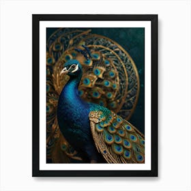 Peacock 40 Art Print