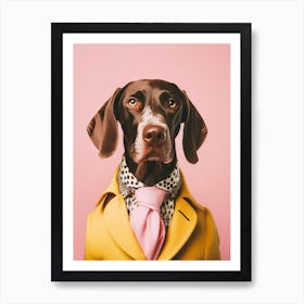 A German Shorthaired Pointer Dog 3 Affiche