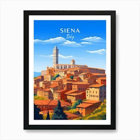 Italy Siena Travel Art Print
