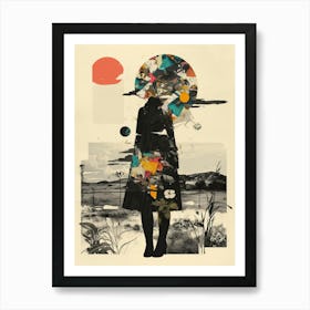 Woman In A Dress 3 Art Print