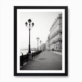 Trieste, Italy,  Black And White Analogue Photography  4 Art Print