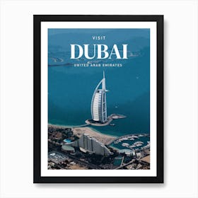 Travel Dubai United Arab Emirates Art Print