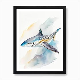 Reef Shark Watercolour Art Print